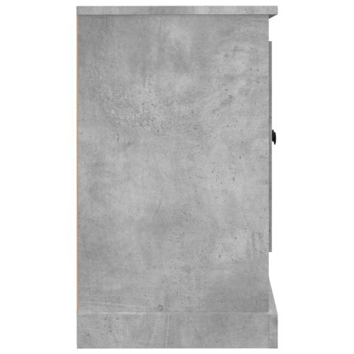 Сайдборд, бетонно сив, 100x35,5x60 см, инженерно дърво