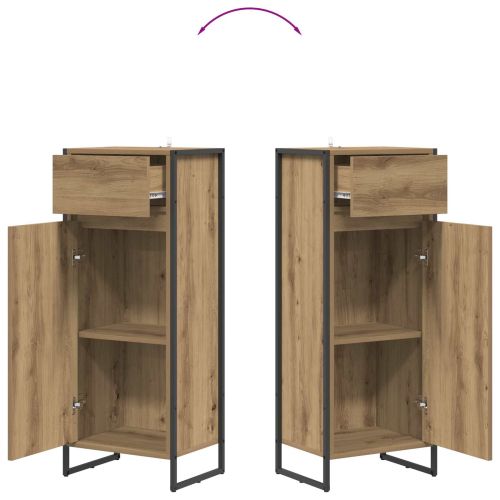 Шкаф за баня Дъб артизан 40 x 30 x 100 см Инженерна дървесина