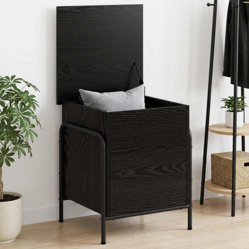 Кутия за съхранение Черен дъб 80 x 40 x 49,5 см