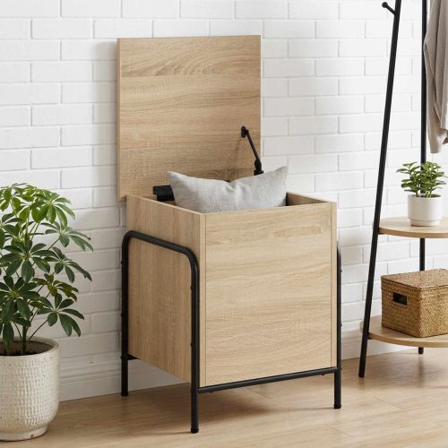 Кутия за съхранение Дъб сонома 80 x 40 x 49,5 см