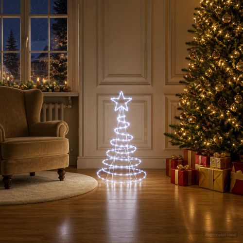 Светеща LED коледна елха LOVIISA 100 LED светодиода