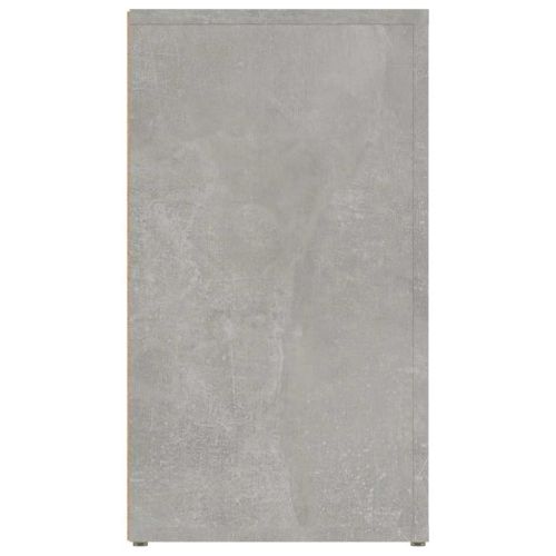 Сайдборд, бетонно сив, 80x30x54 см, инженерно дърво