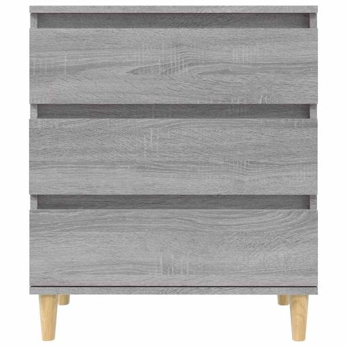 Сайдборд, сив сонома, 60x35x70 см, инженерно дърво
