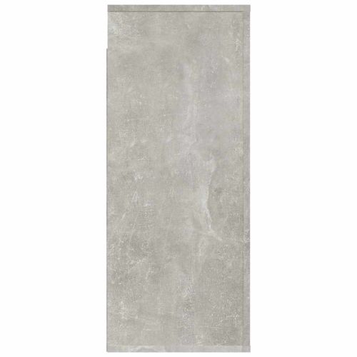 Стенен шкаф, бетонно сив, 80x33x80 см, инженерно дърво