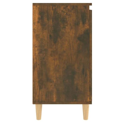 Сайдборд, опушен дъб, 60x35x70 см, инженерно дърво