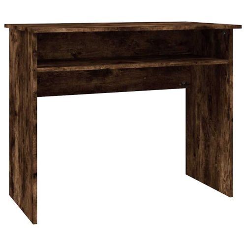 Бюро, опушен дъб, 90x50x74 см, инженерно дърво