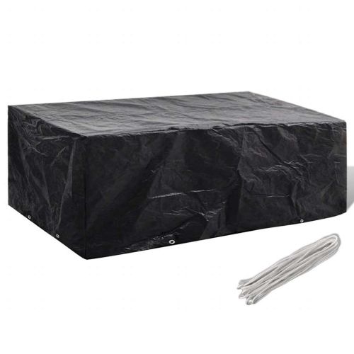 Покривало за градински мебели 8 капси 200 x 160 x 70 см