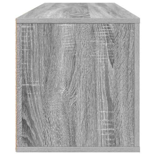 Шкаф за обувки, сив сонома, 100x35x38 см, инженерно дърво