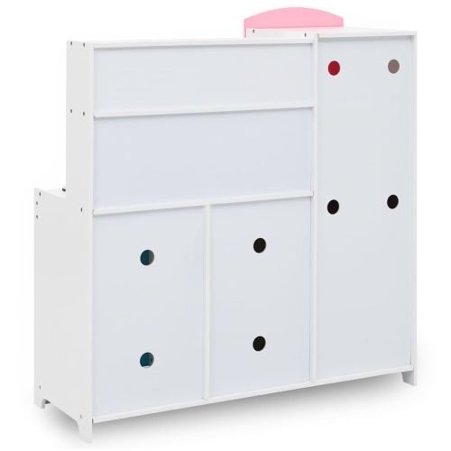Детска кухня за игра, МДФ, 80x30x85 см, многоцветна