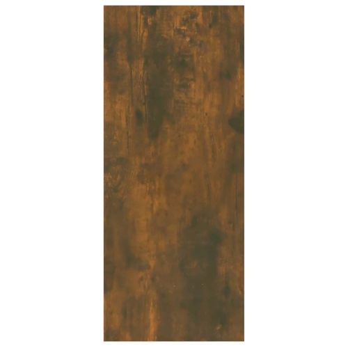 Библиотека/разделител за стая, опушен дъб, 60x30x72 см