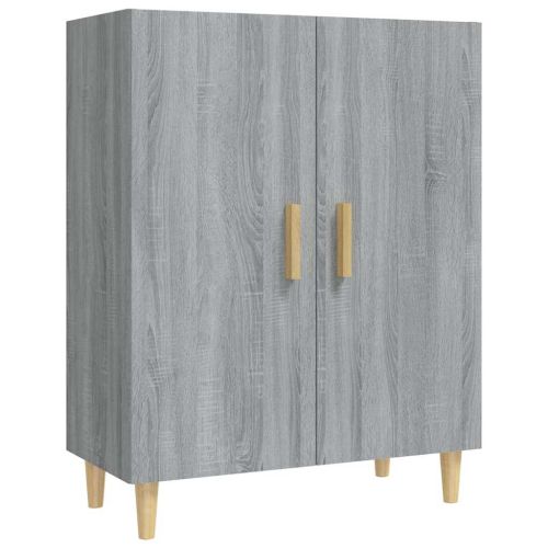Сайдборд, Сив сонома, 70x34x90 см, инженерно дърво