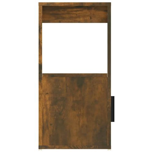 Сайдборд, опушен дъб, 80x30x60 см, инженерно дърво