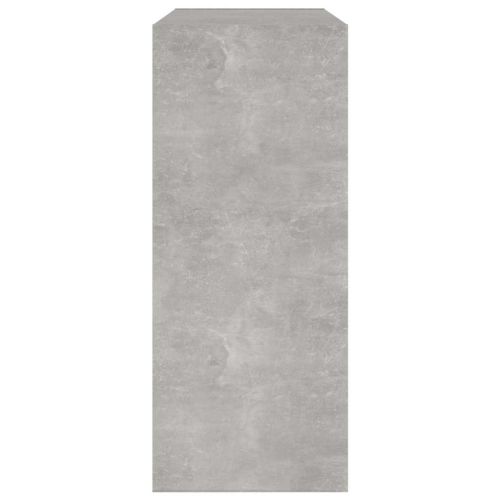 Библиотека/разделител за стая, бетонно сива, 80x30x72 см