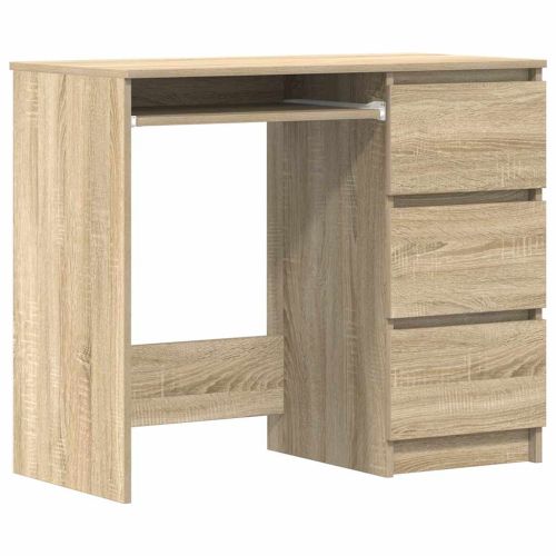 Бюро, дъб сонома, 90x45x76 см, инженерно дърво