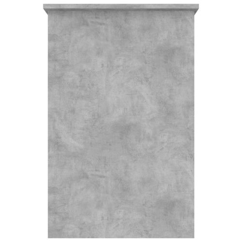 Бюро, бетонно сиво, 100x50x76 см, инженерно дърво