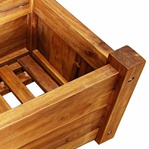 Градинска повдигната леха, акациево дърво, 50x25x25 см