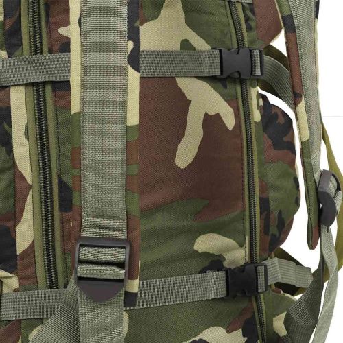3-в-1 пътнически сак тип военен, 45 л, камуфлажен