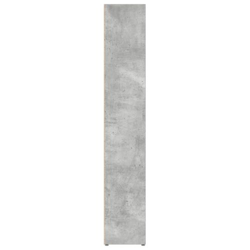 CD шкафове, 2 бр, бетонно сиви, 21x16x93,5 см, ПДЧ