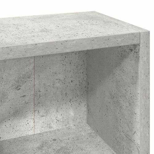 CD шкафове, 2 бр, бетонно сиви, 21x16x93,5 см, ПДЧ