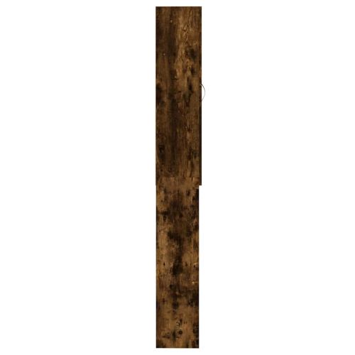 Шкаф за пералня, опушен дъб, 64x25,5x190 см