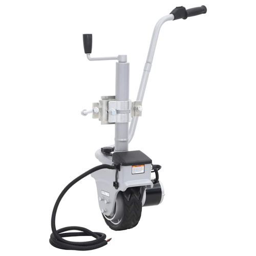 Алуминиево моторизирано опорно колело за ремарке 12 V 350 W