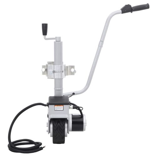 Алуминиево моторизирано опорно колело за ремарке 12 V 350 W