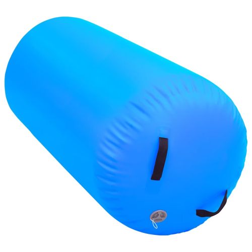 Надуваем гимнастически цилиндър с помпа 120x90 см PVC син