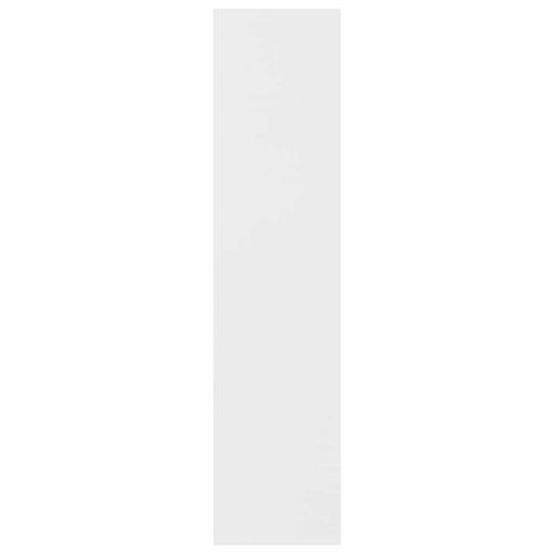 Шкаф библиотека, бял, 50x25x106 см, инженерно дърво