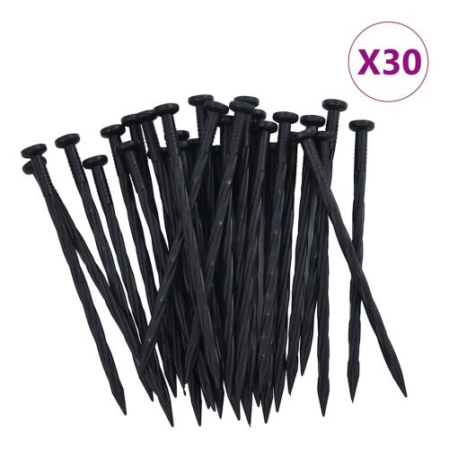 Гъвкав градински кант с 30 колчета, 10 м, 5 см