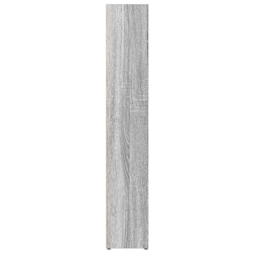 CD шкафове, 2 бр, Сив сонома, 21x16x93,5 см, инженерно дърво