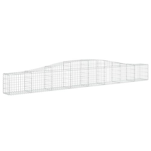 Габионни кошници арка 3 бр 400x30x40/60 см поцинковано желязо