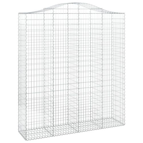 Габионни кошници арка 4 бр 200x50x220/240 см поцинковано желязо