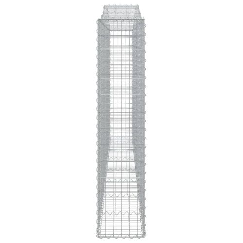Габионни кошници арка 7 бр 400x30x140/160 см поцинковано желязо