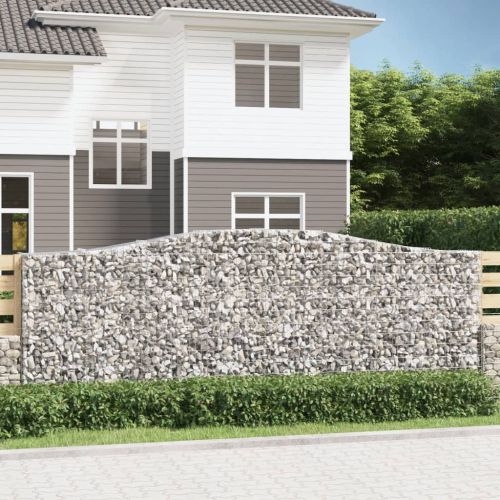 Габионни кошници арка 9 бр 400x50x140/160 см поцинковано желязо