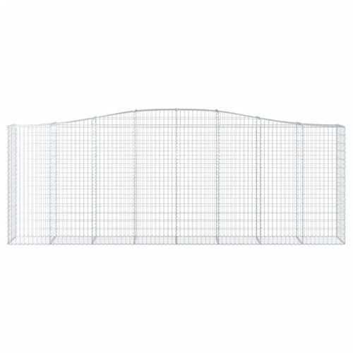 Габионни кошници арка 9 бр 400x50x140/160 см поцинковано желязо