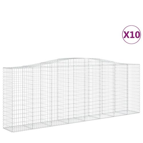 Габионни кошници арка 10 бр 400x50x140/160см поцинковано желязо