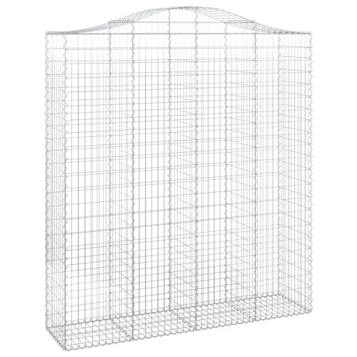 Габионни кошници арка 3 бр 200x50x220/240 см поцинковано желязо