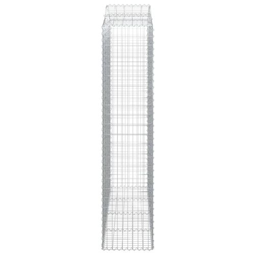 Габионни кошници арка 3 бр 200x50x220/240 см поцинковано желязо