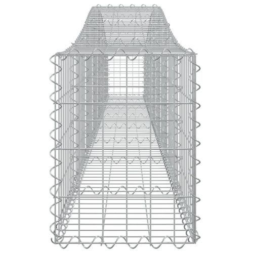Габионни кошници арка 7 бр 400x30x40/60 см поцинковано желязо