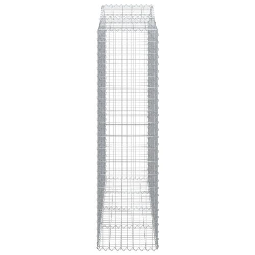 Габионни кошници арка 4 бр 200x50x180/200 см поцинковано желязо
