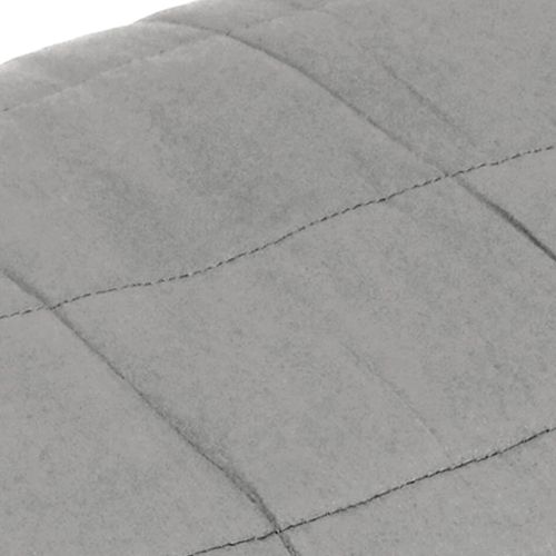 Утежнено одеяло сиво 152x203 см 7 кг плат