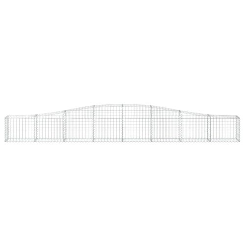 Габионни кошници арка 15 бр 400x30x40/60 см поцинковано желязо