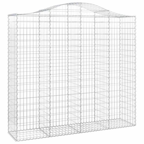 Габионни кошници арка 2 бр 200x50x180/200 см поцинковано желязо