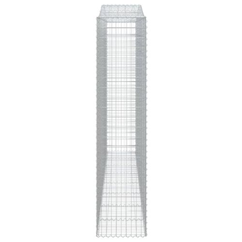 Габионни кошници арка 2 бр 400x50x220/240 см поцинковано желязо