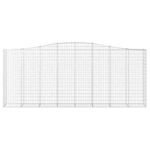 Габионни кошници арка 2 бр 400x50x160/180 см поцинковано желязо