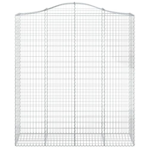 Габионни кошници арка 2 бр 200x50x220/240 см поцинковано желязо