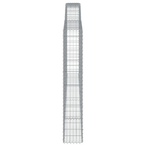 Габионни кошници арка 5 бр 400x30x180/200 см поцинковано желязо