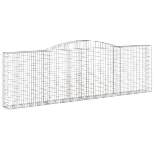 Габионни кошници арка 3 бр 400x30x120/140см поцинковано желязо
