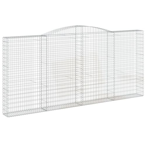 Габионни кошници арка 3 бр 400x30x180/200 см поцинковано желязо