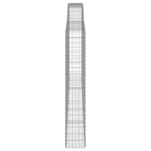 Габионни кошници арка 4 бр 400x30x180/200 см поцинковано желязо